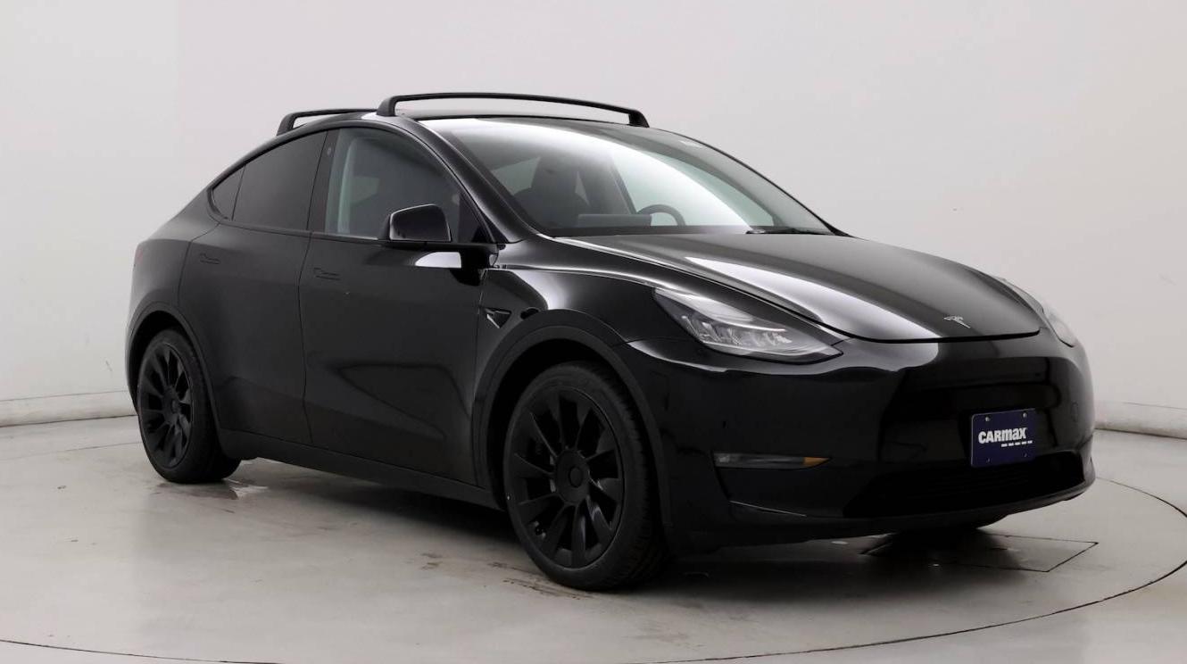 TESLA MODEL Y 2021 5YJYGAEEXMF248577 image